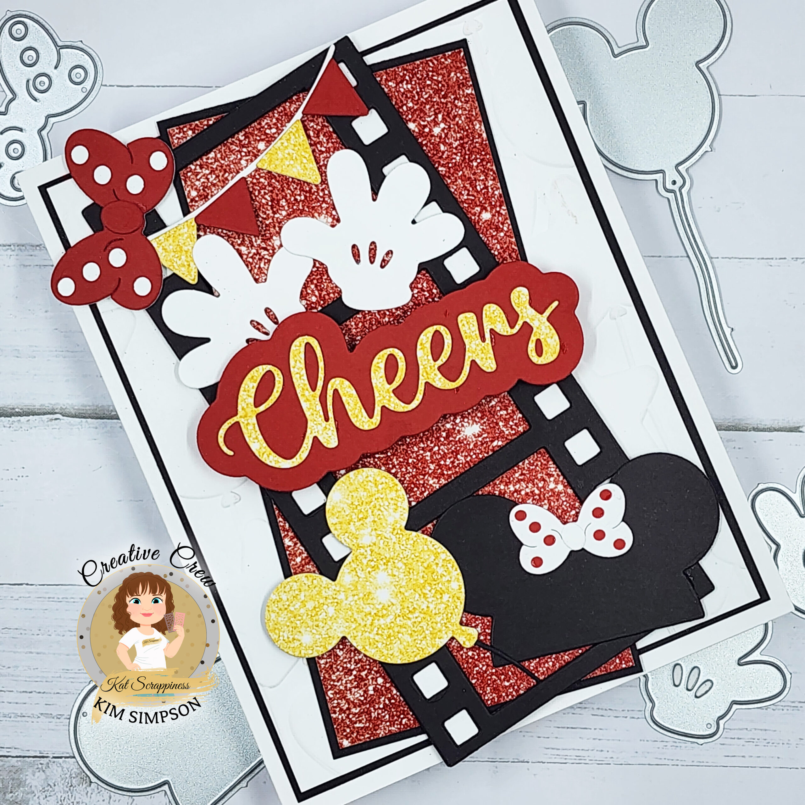Mickey Mouse Filmstrip Handmade Card